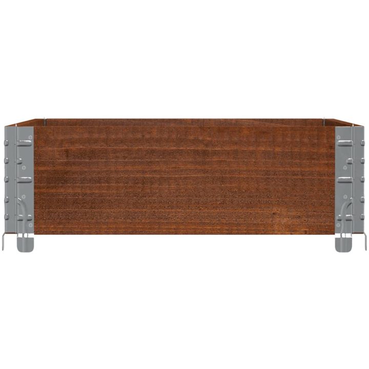 Odlingslåda brun 80x60 cm massiv furu vidaXL 80 x 60 x 21.5 cm – bild 4