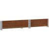 Odlingslåda brun 80x60 cm massiv furu vidaXL 80 x 60 x 21.5 cm – miniatyr 6