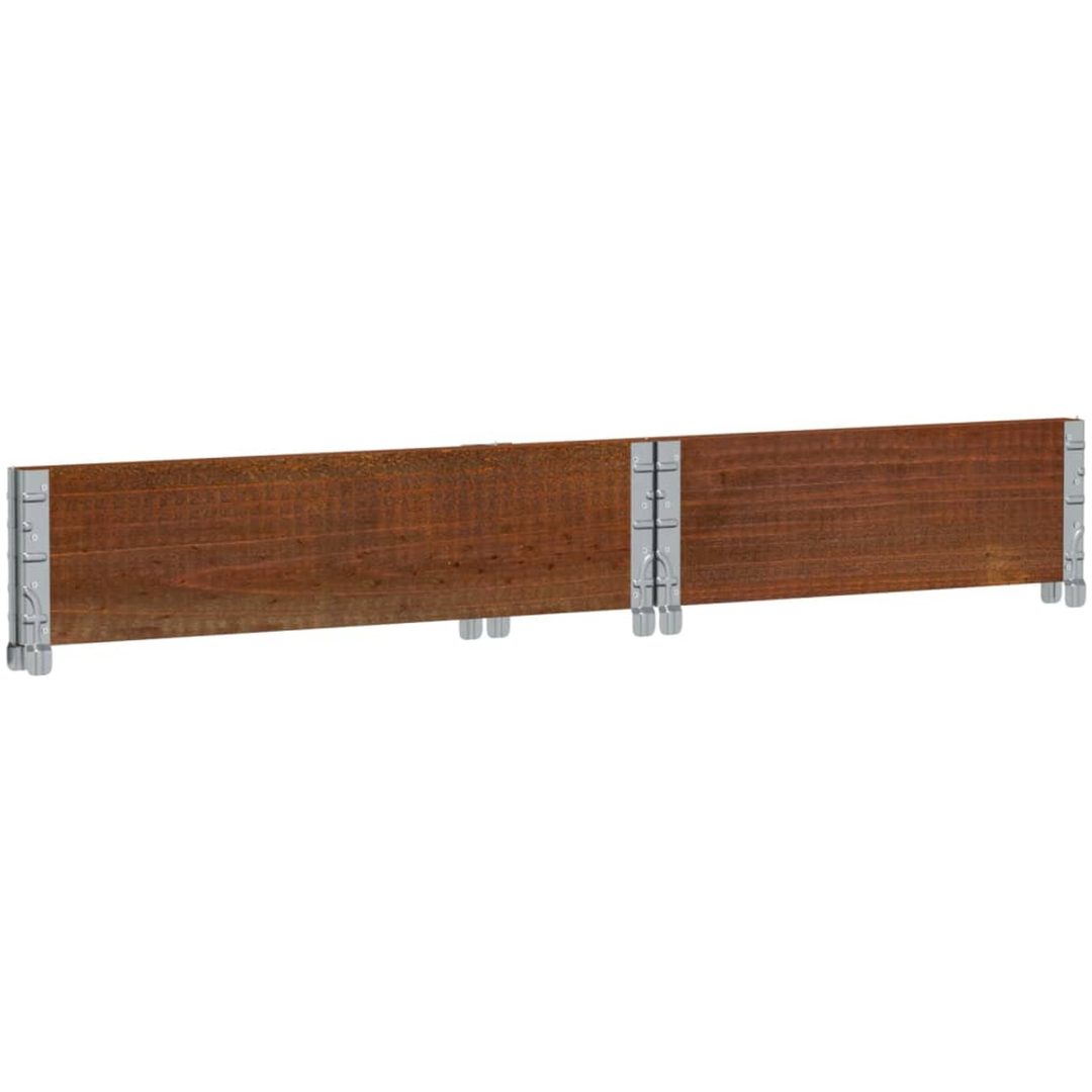 Odlingslåda brun 80x60 cm massiv furu vidaXL 80 x 60 x 21.5 cm – bild 6