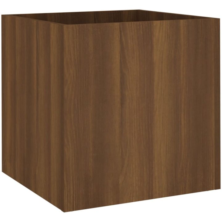 Odlingslåda brun ek 40x40x40 cm konstruerat trä vidaXL – bild 7