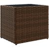 Odlingslåda brun konstrotting vidaXL 36 x 30 x 32 cm – miniatyr 2