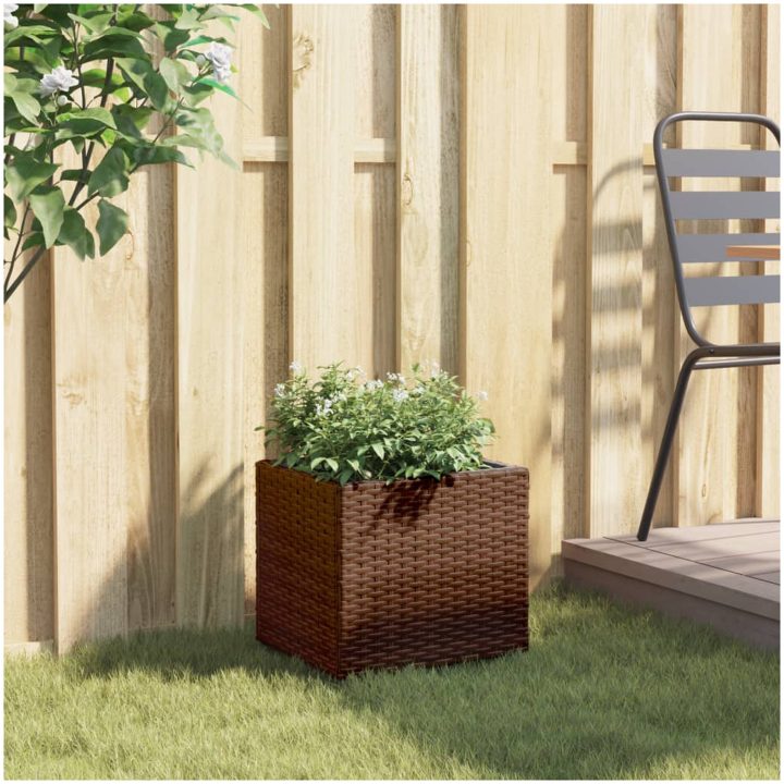 Odlingslåda brun konstrotting vidaXL 36 x 30 x 32 cm – bild 3