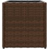 Odlingslåda brun konstrotting vidaXL 36 x 30 x 32 cm – miniatyr 6