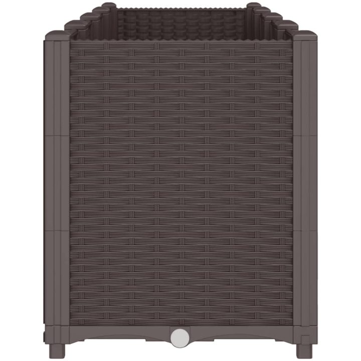 Odlingslåda brun PP vidaXL 160 x 40 x 53 cm – bild 4