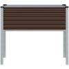 Odlingslåda brun stål vidaXL 100 x 41 x 90 cm – miniatyr 4