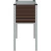 Odlingslåda brun stål vidaXL 100 x 41 x 90 cm – miniatyr 5