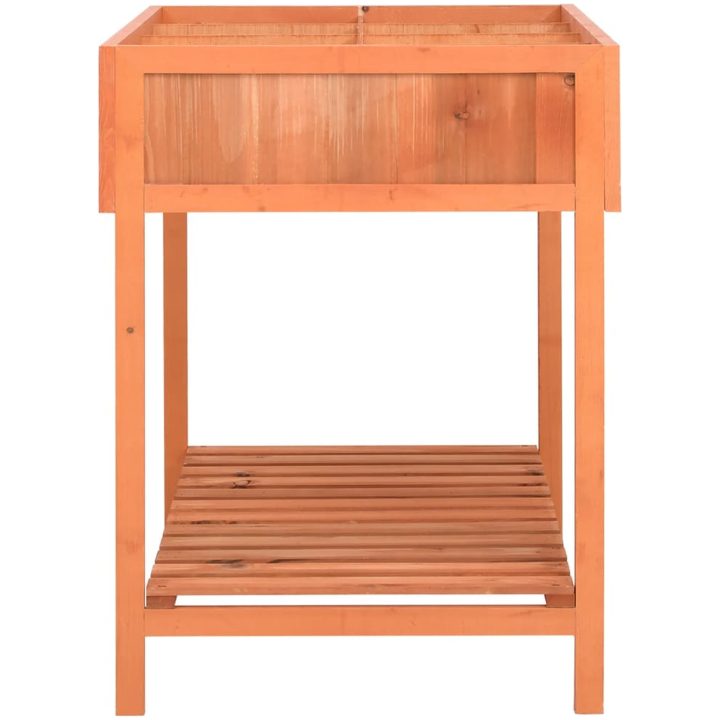 Odlingslåda för örter 80x60x80 cm massivt granträ vidaXL – bild 4