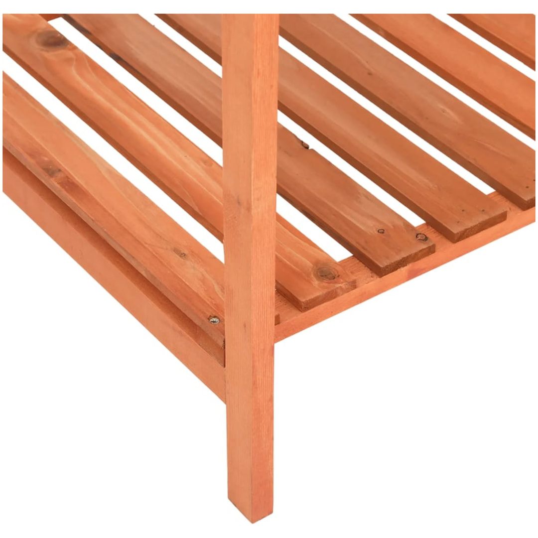 Odlingslåda för örter 80x60x80 cm massivt granträ vidaXL – bild 6