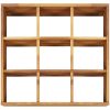Odlingslåda för örter upphöjd massivt akaciaträ 60x60x15 cm vidaXL – miniatyr 4