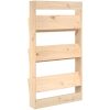 Odlingslåda för vägg 3 nivåer 60x18,5x110 cm massiv furu vidaXL – miniatyr 6