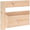 Odlingslåda för vägg 3 nivåer 60x18,5x110 cm massiv furu vidaXL – miniatyr 7