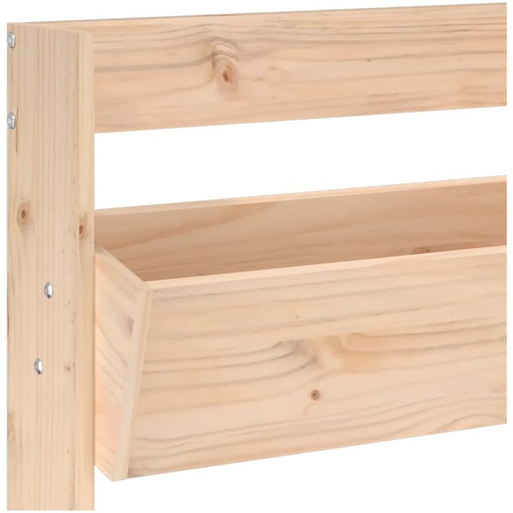 Odlingslåda för vägg 3 nivåer 60x18,5x110 cm massiv furu vidaXL – bild 7