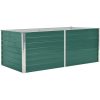 Odlingslåda galvaniserat stål grön vidaXL 160 x 80 x 45 cm – miniatyr 2