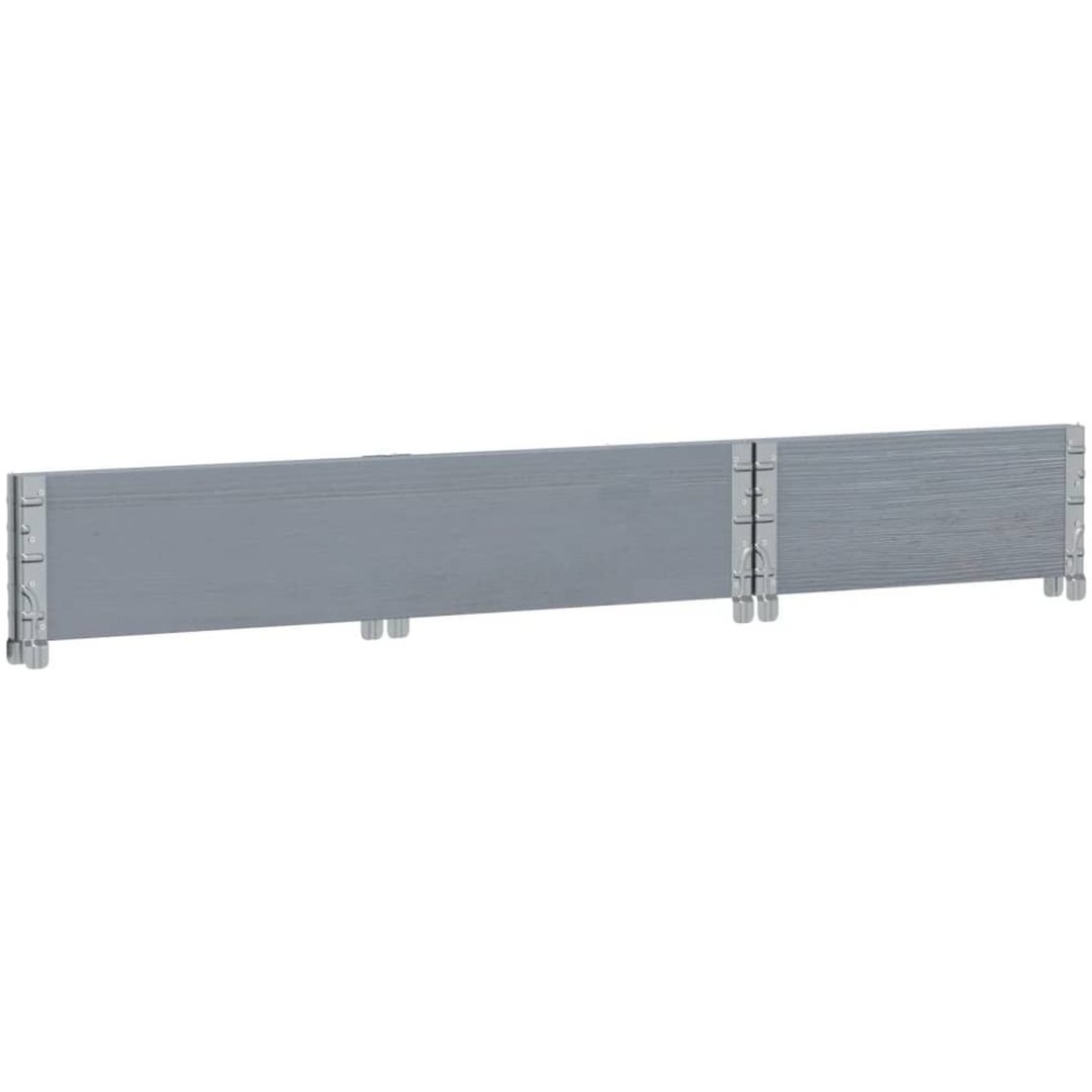 Odlingslåda grå 100x50 cm massiv furu vidaXL 100 x 50 x 21.5 cm – bild 6