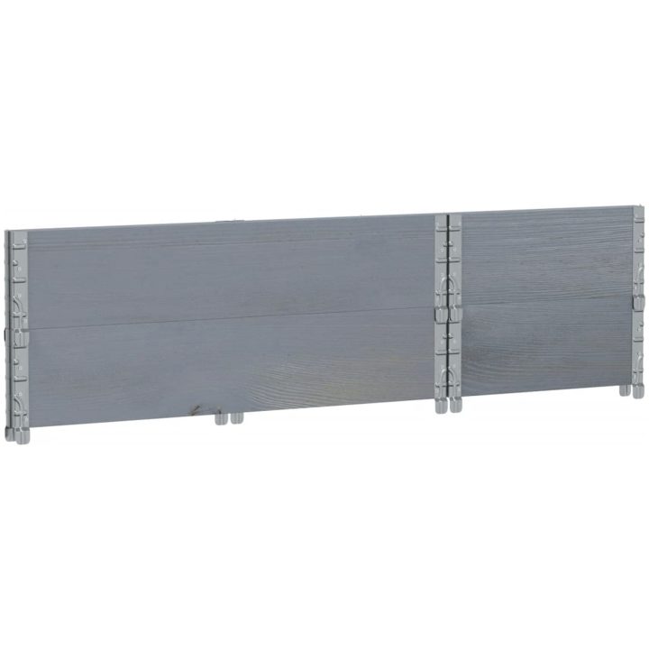Odlingslåda grå 100x50 cm massivt furuträ vidaXL 100 x 50 x 41 cm – bild 6