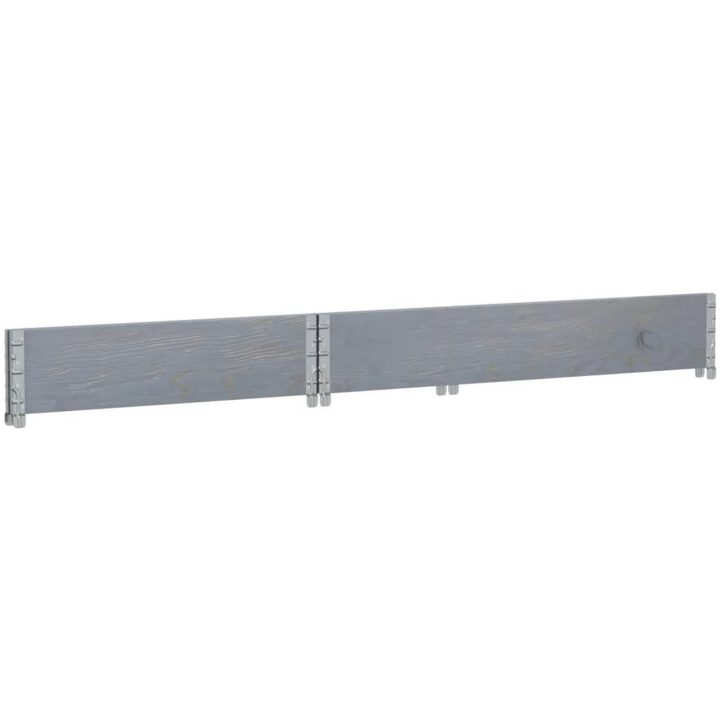 Odlingslåda grå 120x80 cm massiv furu vidaXL 120 x 80 x 21.5 cm – bild 6