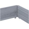 Odlingslåda grå 150x100 cm massivt furuträ vidaXL 150 x 100 x 21.5 cm – miniatyr 6