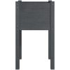 Odlingslåda grå 40x40x70 cm massiv furu vidaXL – miniatyr 4