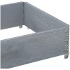 Odlingslåda grå 80x60 cm massiv furu vidaXL 80 x 60 x 21.5 cm – miniatyr 7