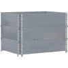 Odlingslåda grå 80x60 cm massivt furuträ vidaXL 80 x 60 x 60.5 cm – miniatyr 5