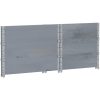 Odlingslåda grå 80x60 cm massivt furuträ vidaXL 80 x 60 x 60.5 cm – miniatyr 6