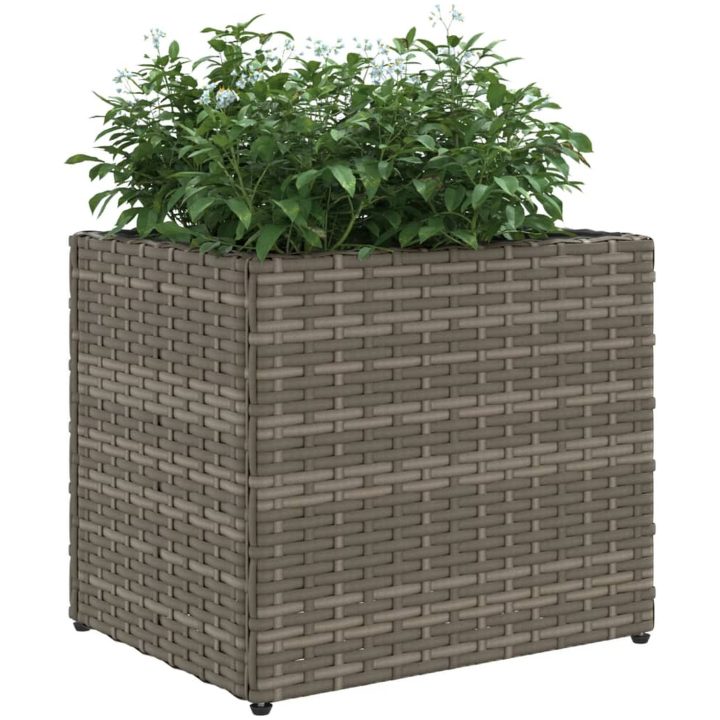 Odlingslåda grå konstrotting vidaXL 36 x 30 x 32 cm – bild 4