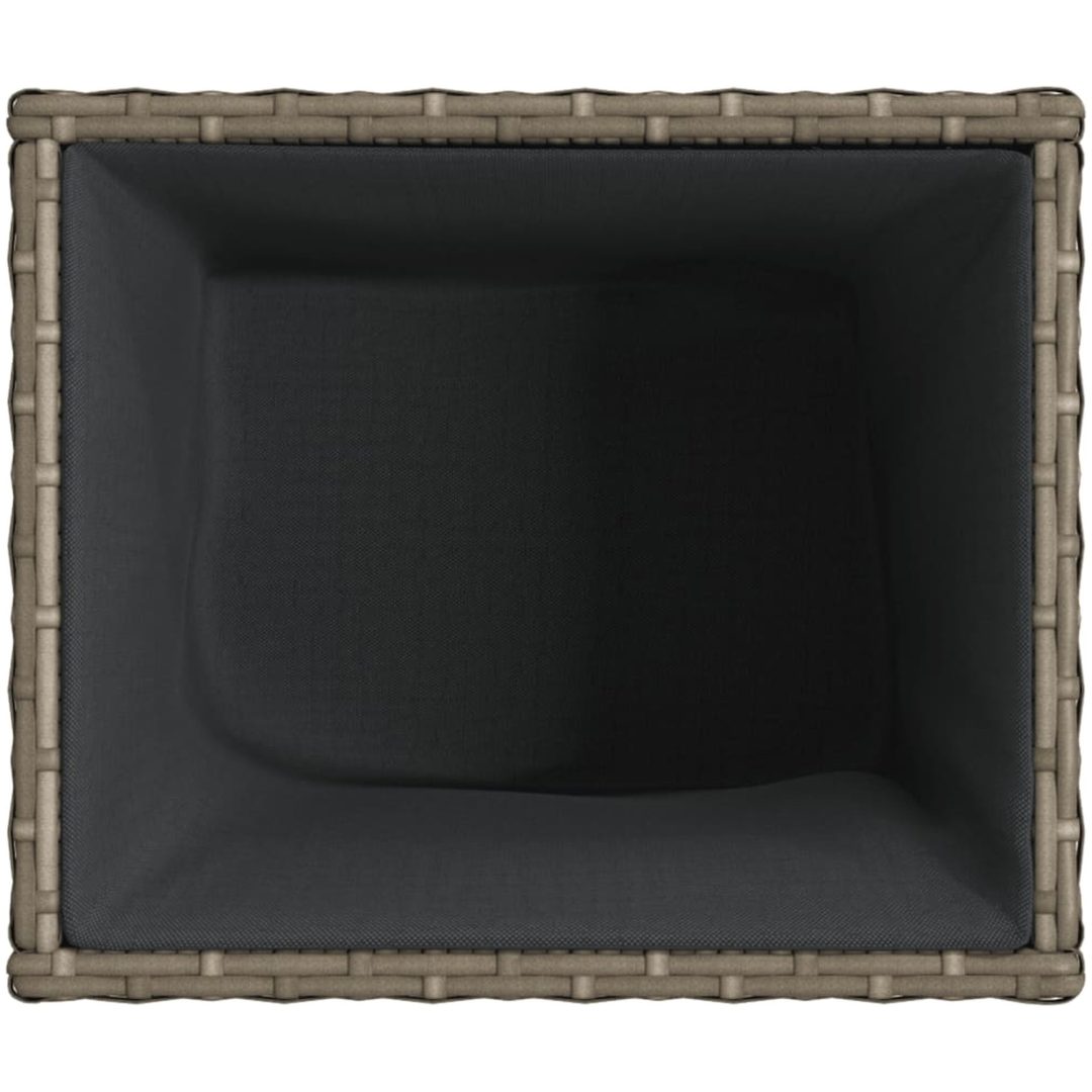 Odlingslåda grå konstrotting vidaXL 36 x 30 x 32 cm – bild 8