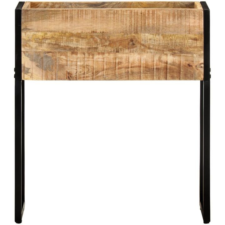 Odlingslåda grovt mangoträ vidaXL 60 x 20 x 68 cm – bild 2