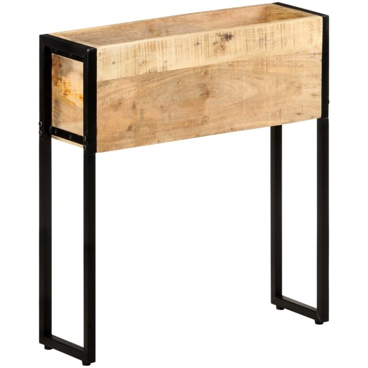 Odlingslåda grovt mangoträ vidaXL 60 x 20 x 68 cm – bild 11