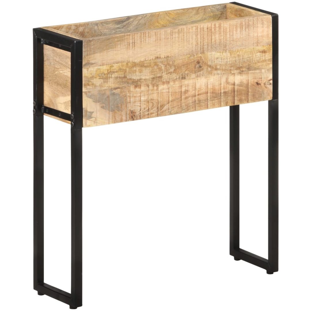 Odlingslåda grovt mangoträ vidaXL 60 x 20 x 68 cm – bild 12