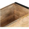 Odlingslåda grovt mangoträ vidaXL 60 x 20 x 68 cm – miniatyr 5