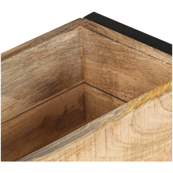 Odlingslåda grovt mangoträ vidaXL 60 x 20 x 68 cm – bild 5