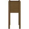 Odlingslåda honungsbrun 31x31x70 cm massiv furu vidaXL – miniatyr 4