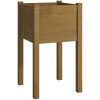Odlingslåda honungsbrun 40x40x70 cm massiv furu vidaXL – miniatyr 2