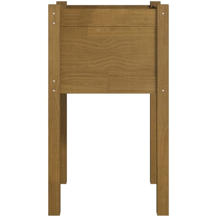 Odlingslåda honungsbrun 40x40x70 cm massiv furu vidaXL – bild 4