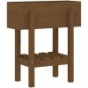 Odlingslåda honungsbrun massiv furu vidaXL 62 x 30 x 69 cm – miniatyr 2