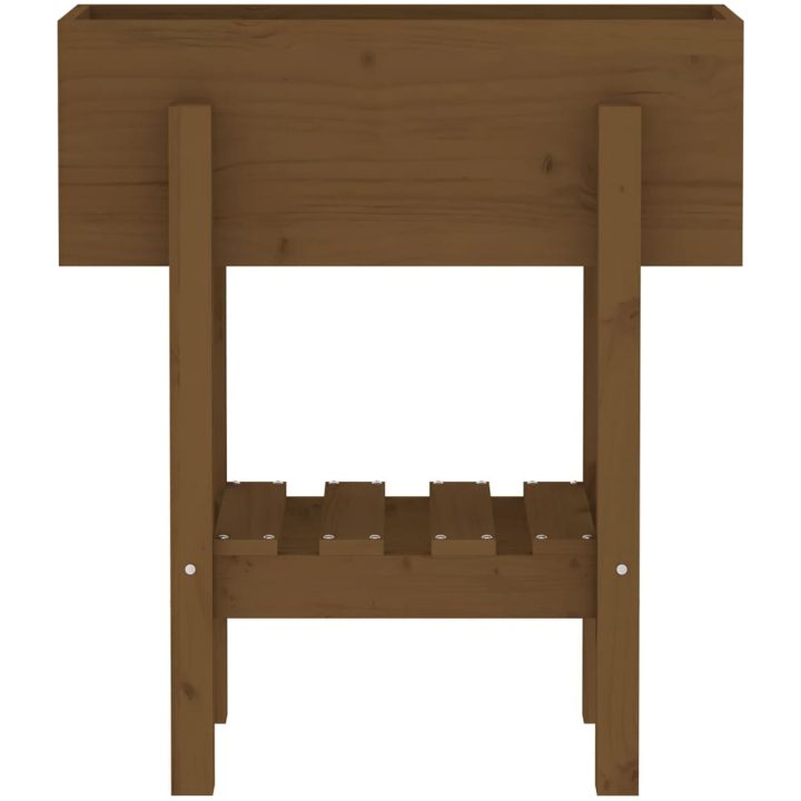 Odlingslåda honungsbrun massiv furu vidaXL 62 x 30 x 69 cm – bild 6
