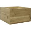 Odlingslåda impregnerat furu vidaXL 40 x 40 x 23 cm – miniatyr 2