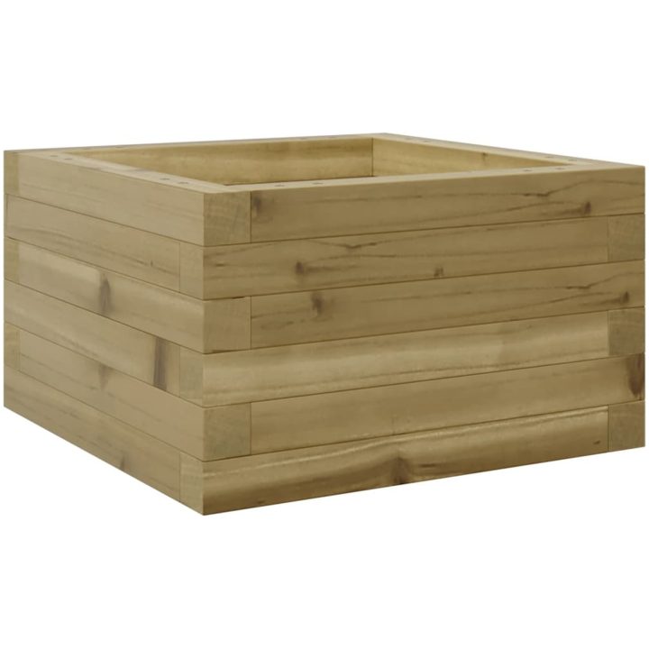 Odlingslåda impregnerat furu vidaXL 40 x 40 x 23 cm – bild 2