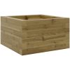 Odlingslåda impregnerat furu vidaXL 40 x 40 x 23 cm – miniatyr 7