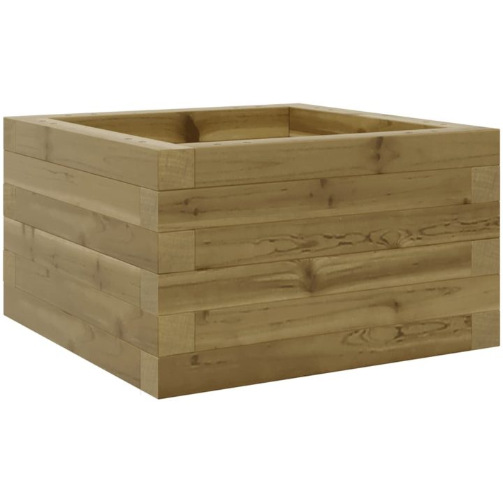 Odlingslåda impregnerat furu vidaXL 40 x 40 x 23 cm – bild 7
