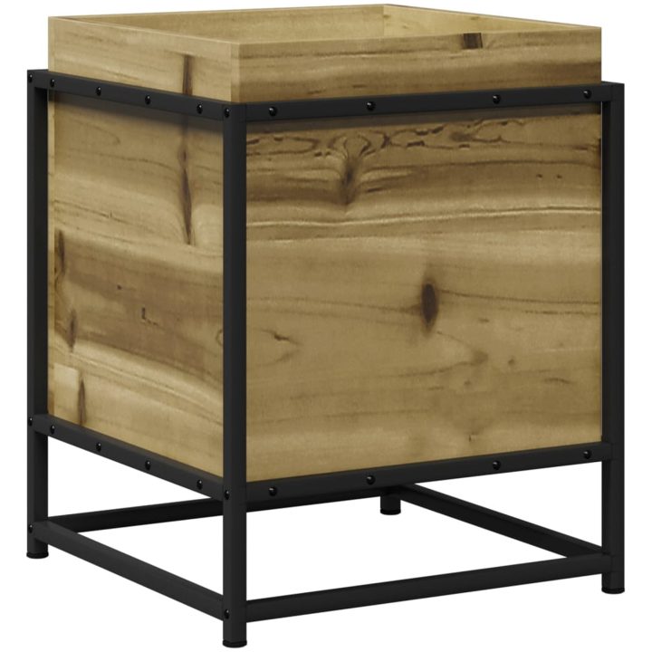 Odlingslåda impregnerat furu vidaXL 40 x 40 x 50 cm – bild 2