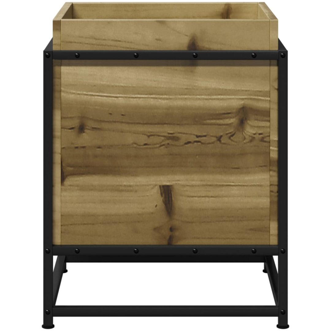 Odlingslåda impregnerat furu vidaXL 40 x 40 x 50 cm – bild 5