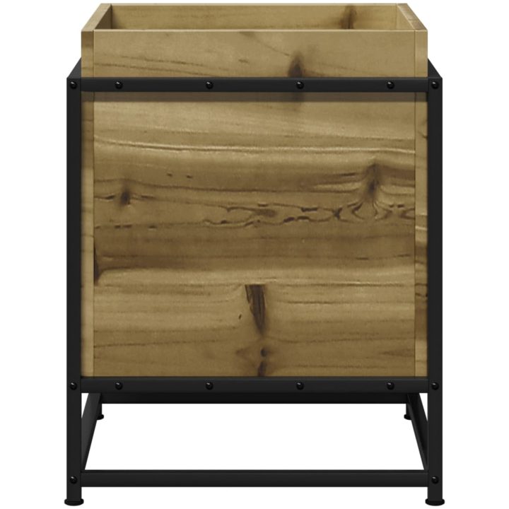 Odlingslåda impregnerat furu vidaXL 40 x 40 x 50 cm – bild 5