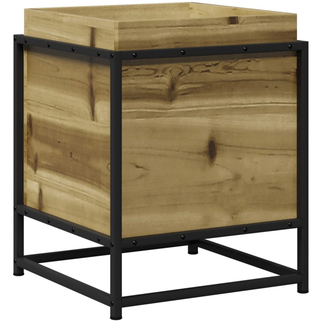 Odlingslåda impregnerat furu vidaXL 40 x 40 x 50 cm – bild 7