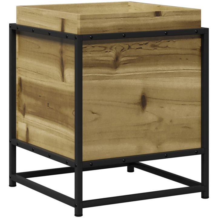 Odlingslåda impregnerat furu vidaXL 40 x 40 x 50 cm – bild 7