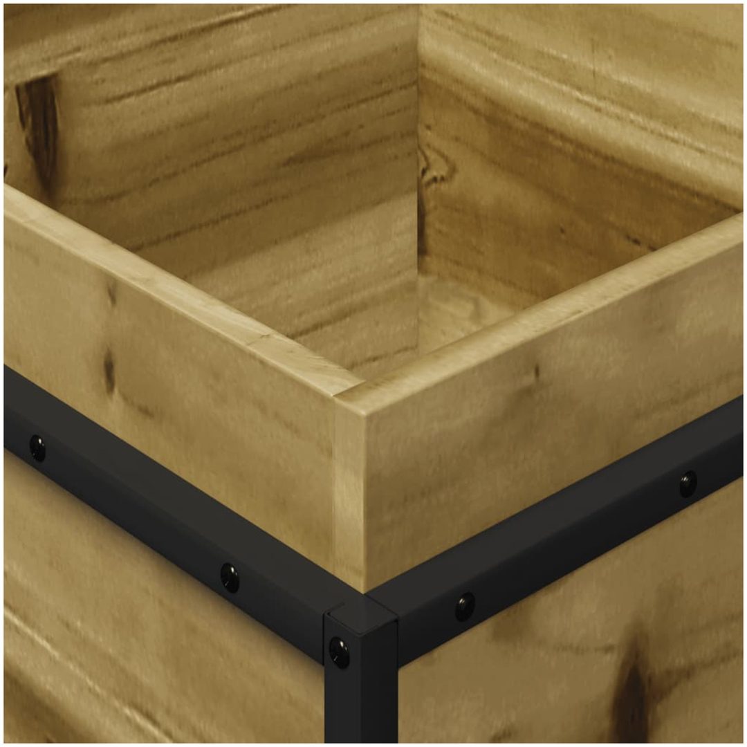 Odlingslåda impregnerat furu vidaXL 40 x 40 x 50 cm – bild 8