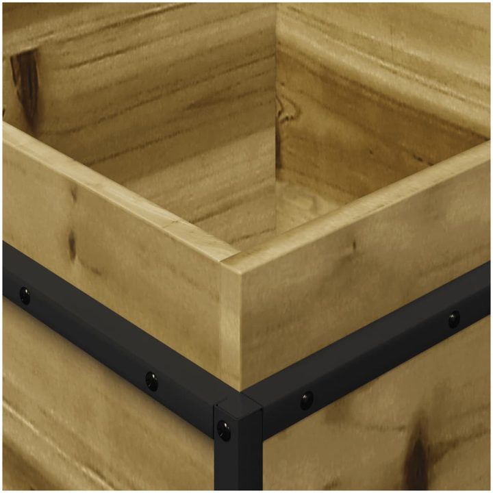 Odlingslåda impregnerat furu vidaXL 40 x 40 x 50 cm – bild 8