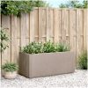 Odlingslåda ljusbrun 80x36x35 cm PP vidaXL 80 x 36 x 35 cm – miniatyr 3