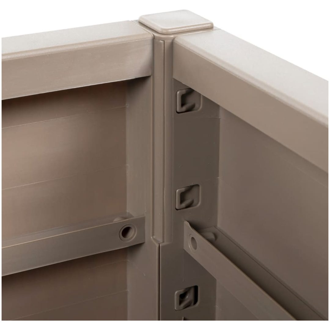 Odlingslåda ljusbrun 80x36x35 cm PP vidaXL 80 x 36 x 35 cm – bild 8